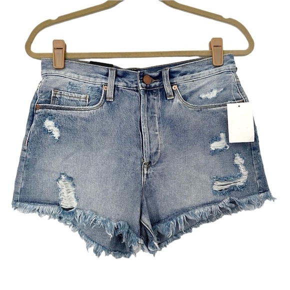 Blank NYC Distressed Jean Shorts New - Picture 1 of 4